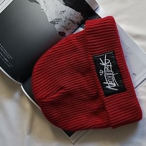 Red Knit Beanie